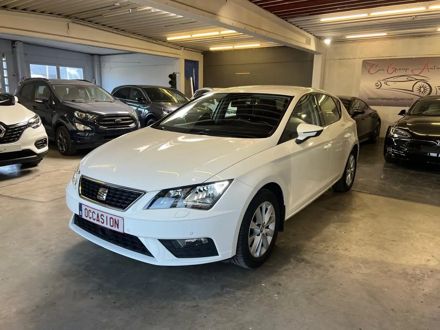 SEAT Leon 1.5 TGI CNG Style DSG *12 MOIS GARANTIE* Blanc - 1