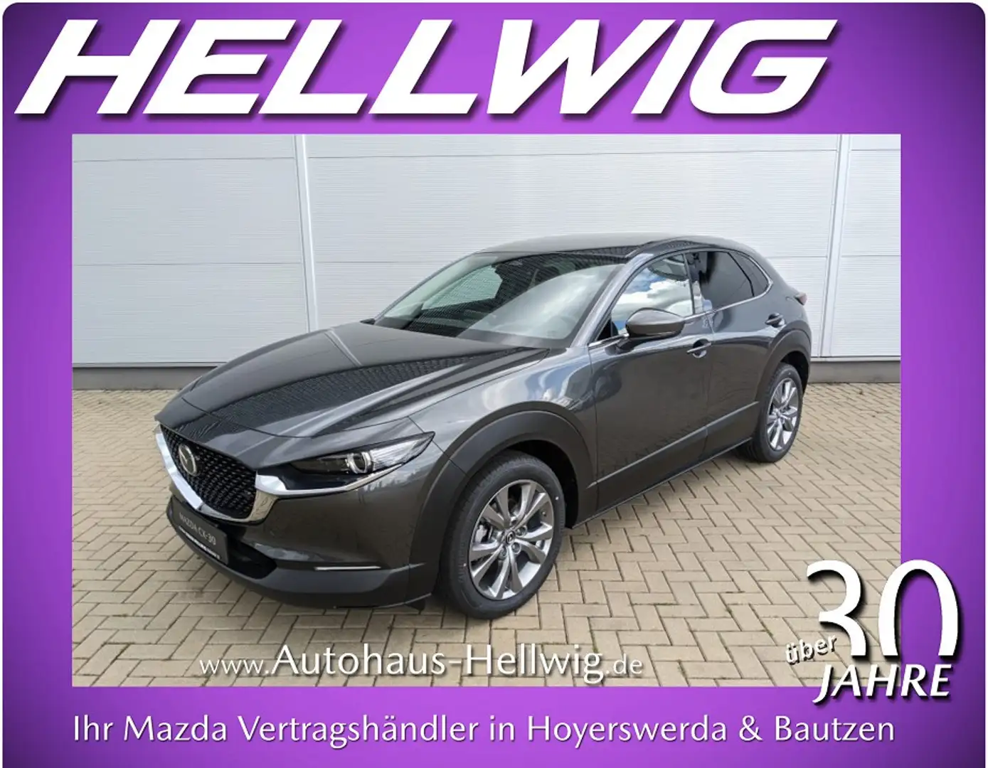 Mazda CX-30 2.0l Skyactiv-X Exclusive Driver& Sound-/ Design-P Grau - 1