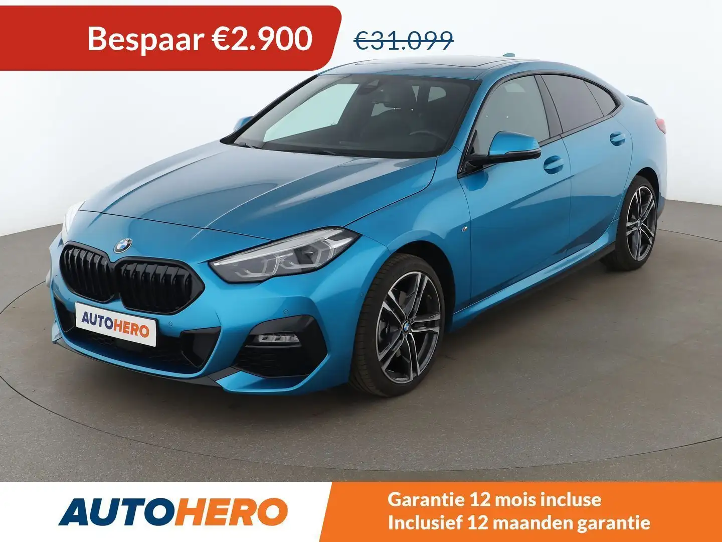 BMW 218 218d Gran Coupe M Sport Bleu - 1