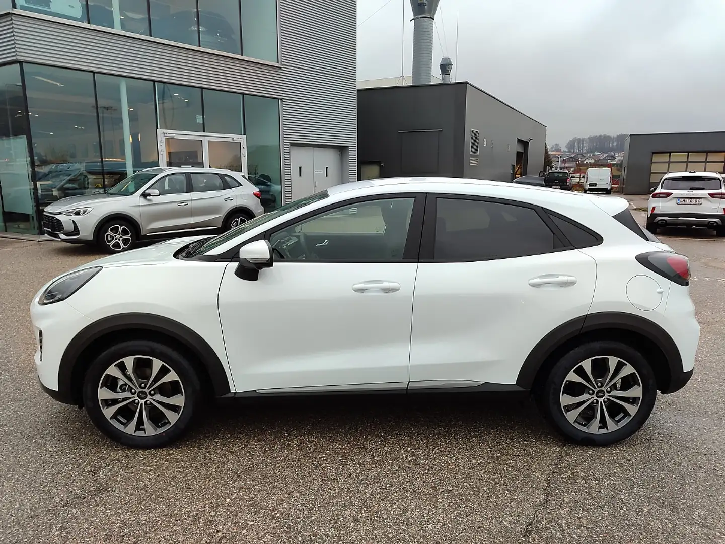 Ford Puma 1,0 EcoBoost Hybrid Titanium Aut. Weiß - 2