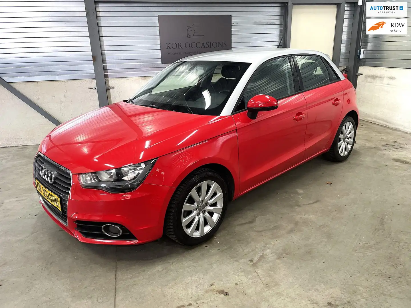 Audi A1 Sportback 1.4 TFSI Ambition Pro Line sportback Nav Rood - 1
