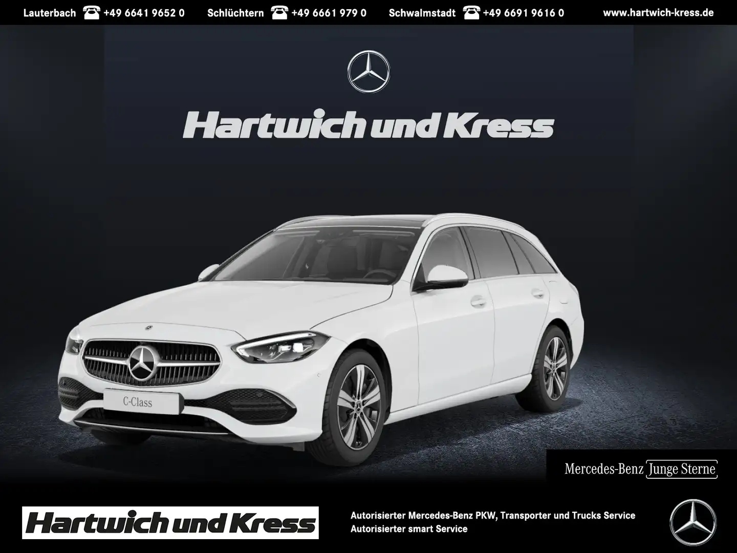 Mercedes-Benz C 300 C 300 e T Avantgarde+Pano+Burmester+AHK+Memory+ Wit - 1