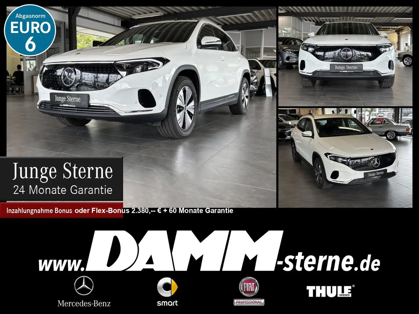 Mercedes-Benz EQA 300 EQA 300 4M Progressive Adv./AHK/TWA/Kamera/+Flex Weiß - 1