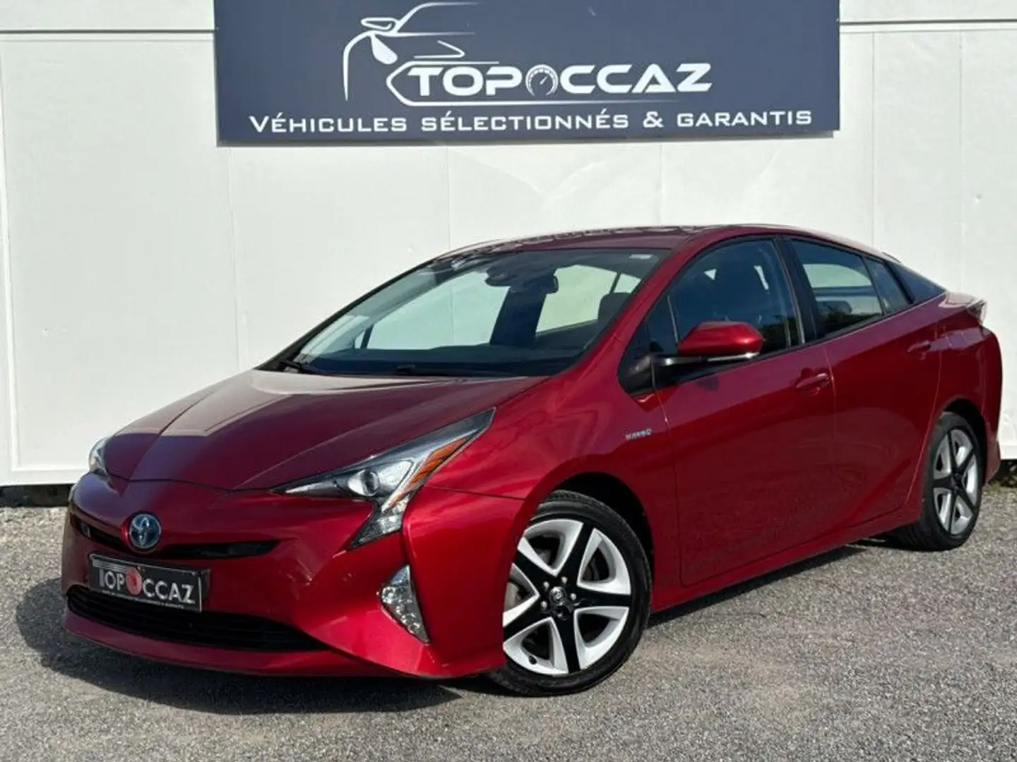 Toyota Prius 122H DYNAMIC PACK PREMIUM * 2017 * 1ERE MAIN * GARANTIE Rouge - 1