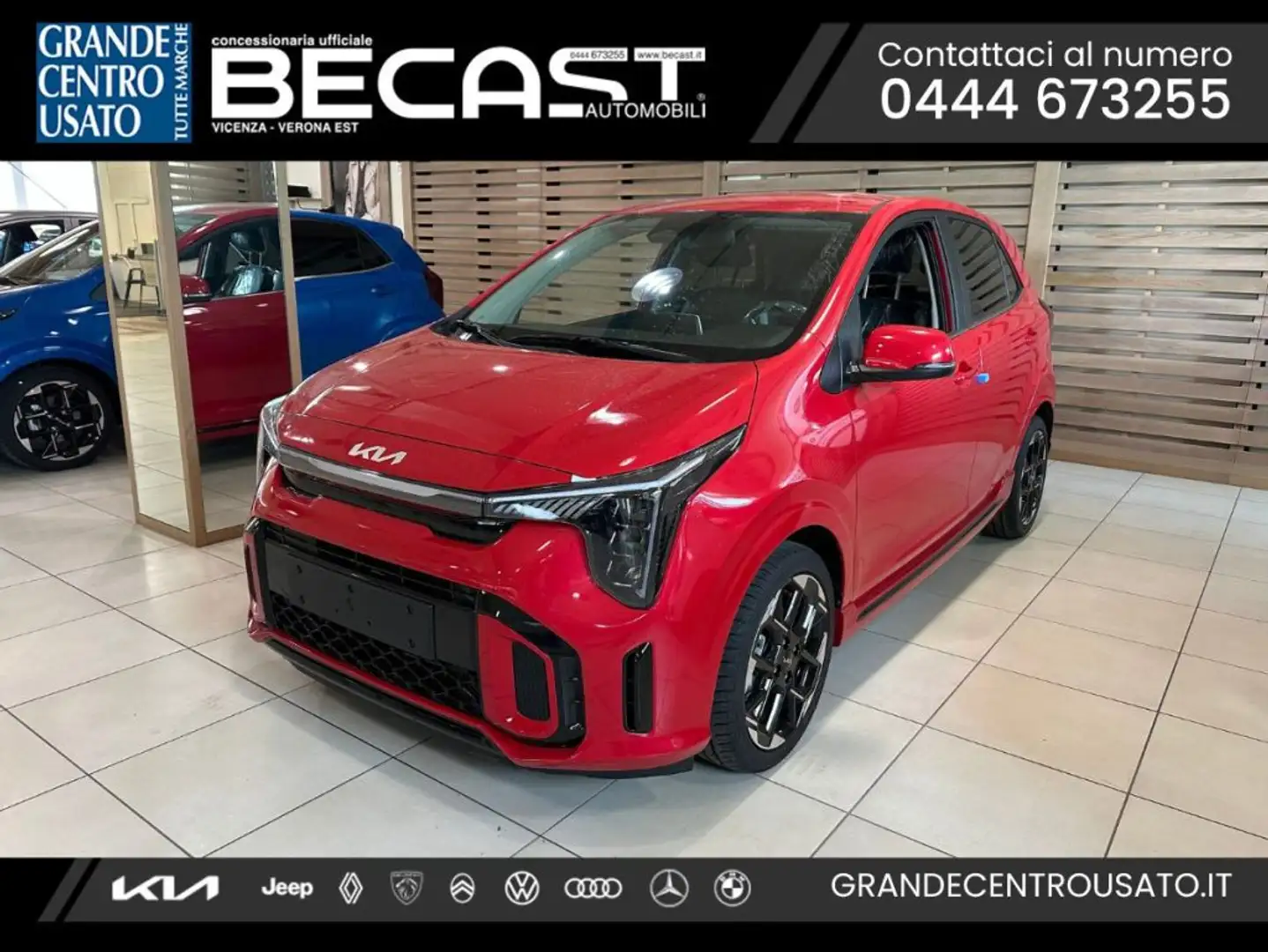 Kia Picanto 1.0 12V 5 porte GT Line - PRONTA CONSEGNA Rosso - 1