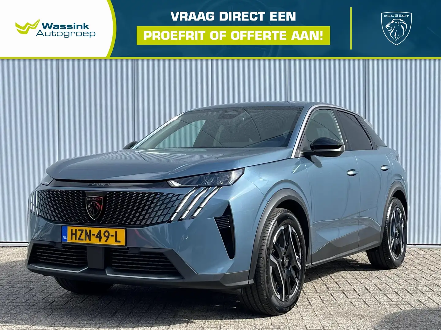 Peugeot 3008 EV 73kWh 210pk Allure | Cruise Control | Camera | Bleu - 1