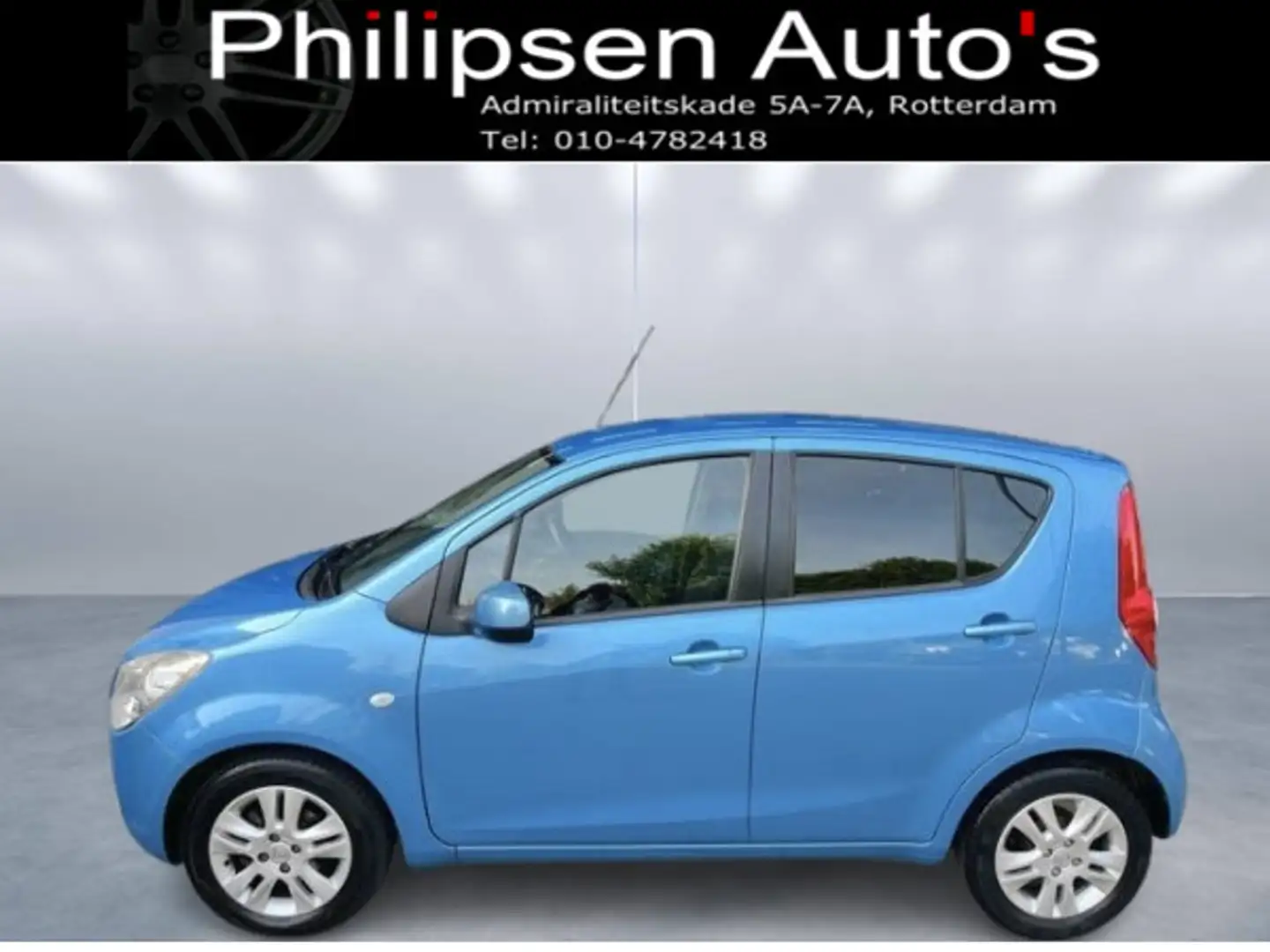 Opel Agila 1.0 Edition Airco Velgen Blauw - 1
