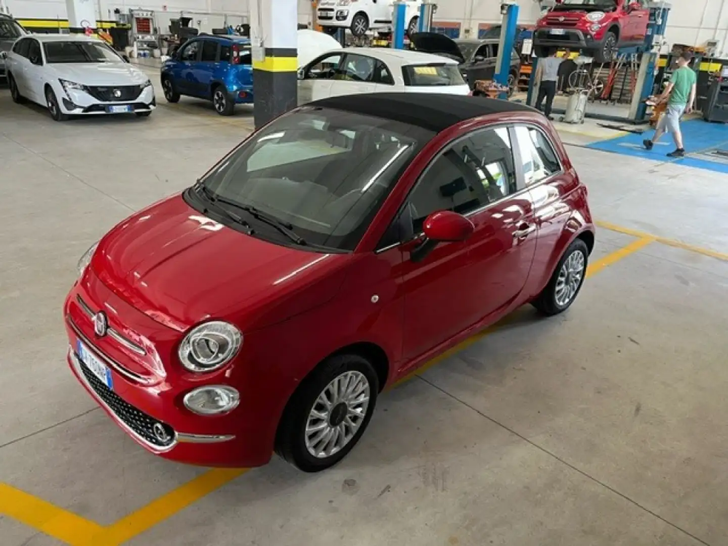 Fiat 500 C 1.0 Hybrid Dolcevita  PREZZO VERO Rosso - 1