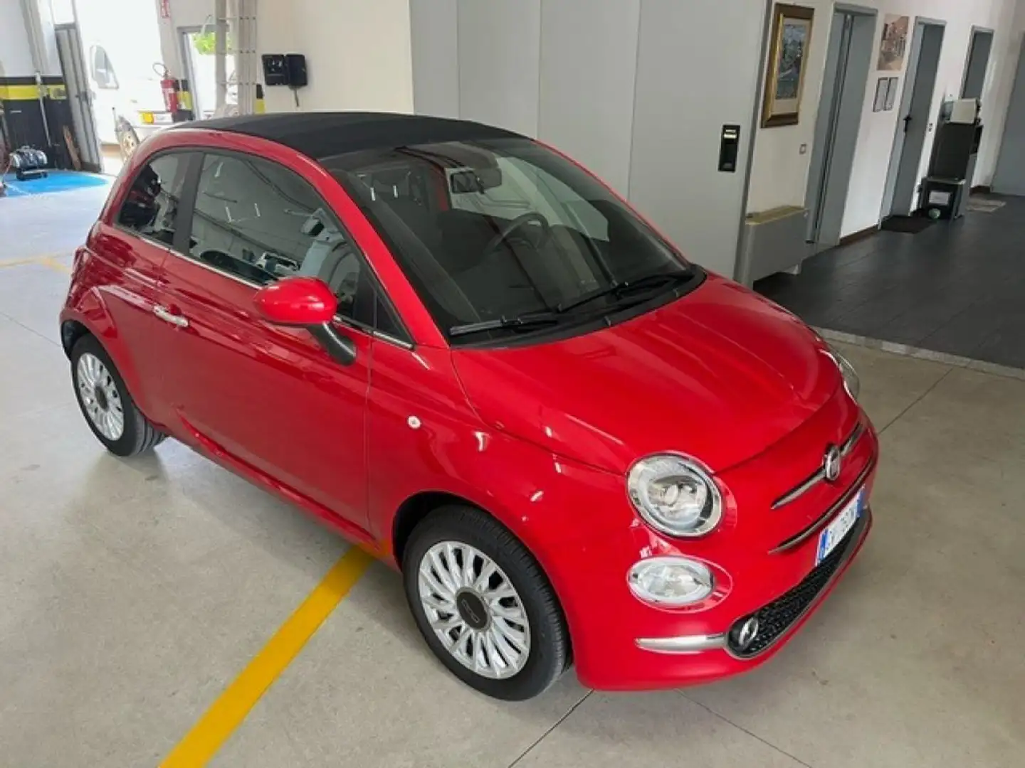 Fiat 500 C 1.0 Hybrid Dolcevita  PREZZO VERO Rosso - 2