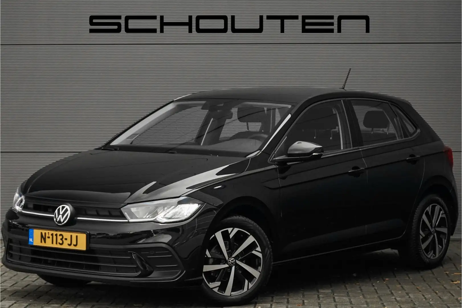 Volkswagen Polo 1.0 TSI Life ACC LED 16" Zwart - 1