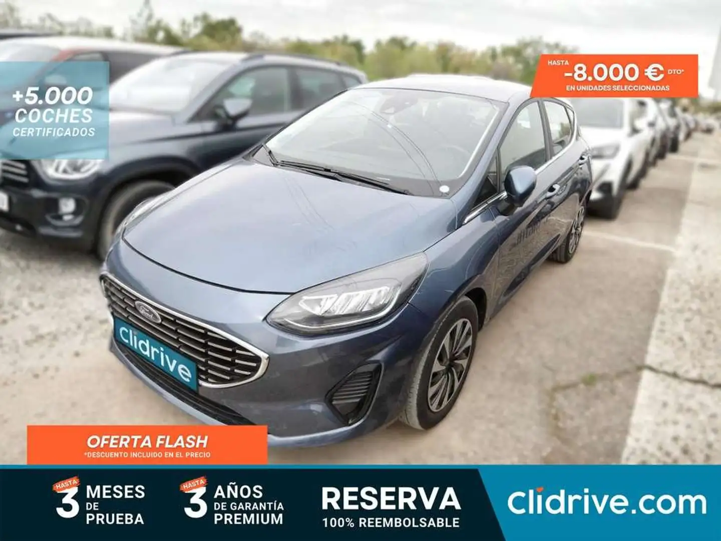 Ford Fiesta 1.0 EcoBoost MHEV 92kW(125CV) Active 5p Azul - 1
