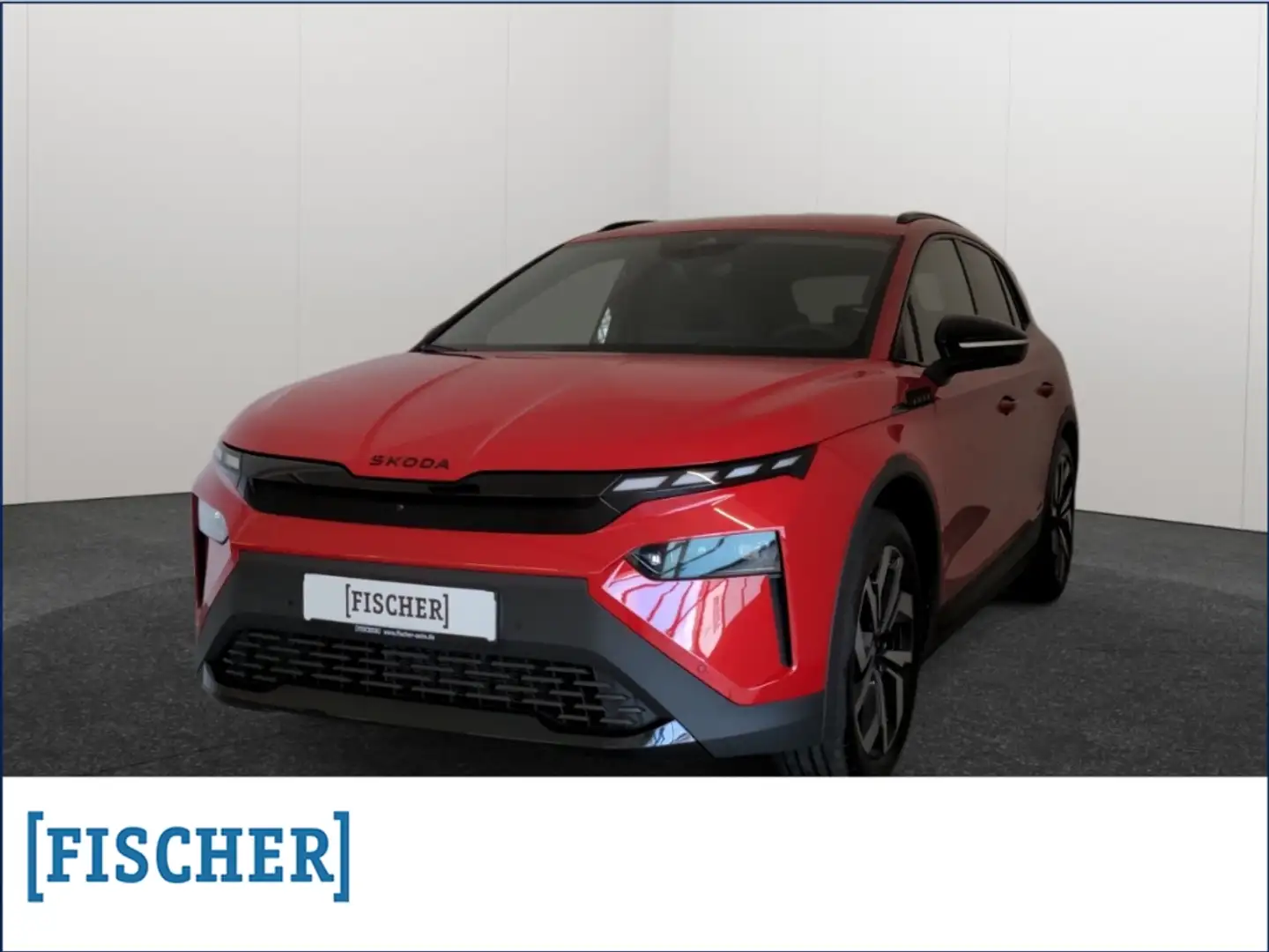 Skoda Elroq 85 Sportline Matrix Navi HUD Wärmepumpe ACC Rot - 1