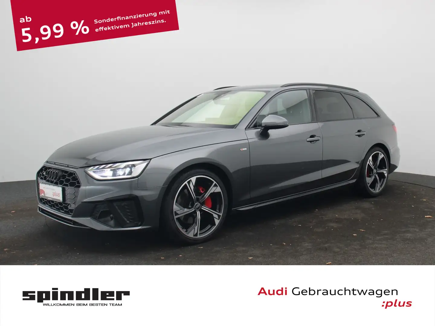 Audi A4 S-Line competiton 40 TFSI quattro / B&O Gris - 1