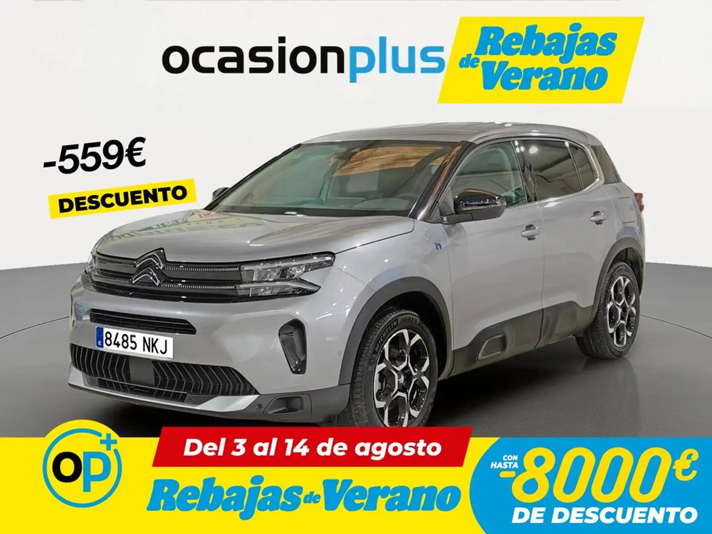 Citroen C5 Aircross Hybrid Max EAT8 225 Gris - 1