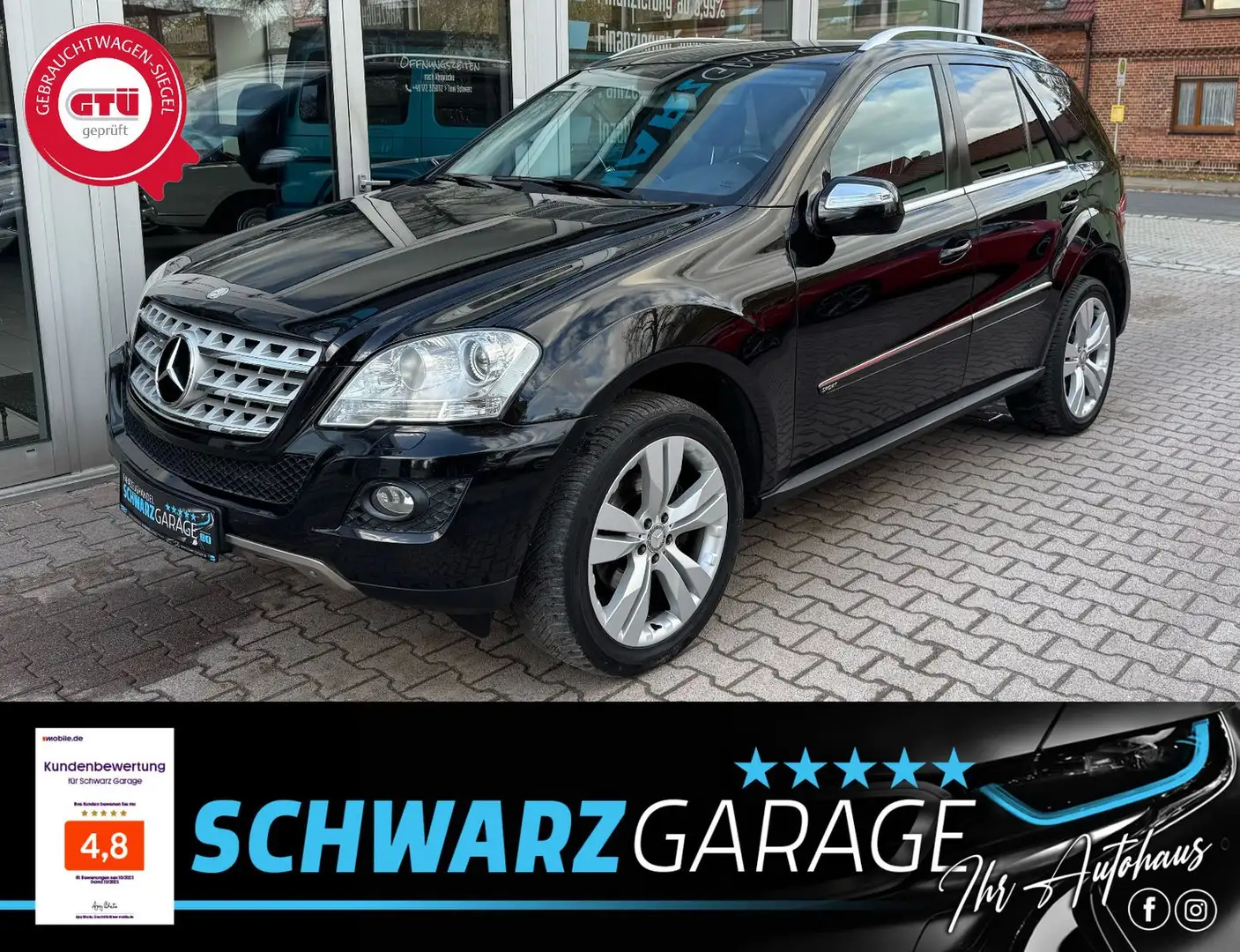 Mercedes-Benz ML 350 ML -Klasse ML 350 CDI 4Matic*TEMPOMAT* Schwarz - 1