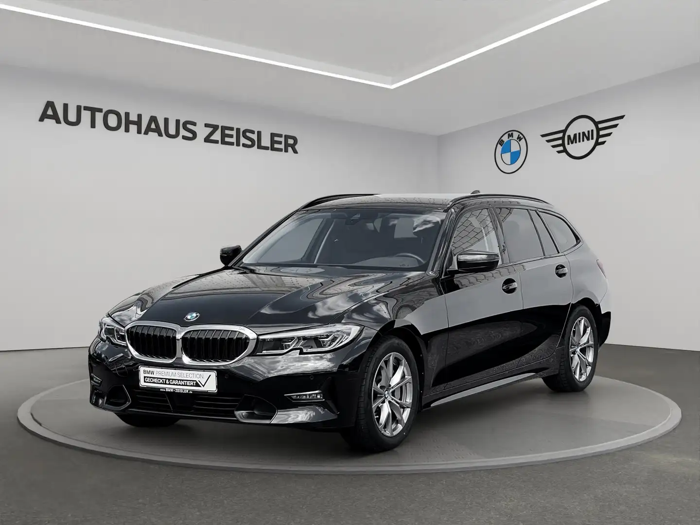 BMW 330 i Touring SPORT LINE Laserlicht akt.Geschwindigkei Schwarz - 1