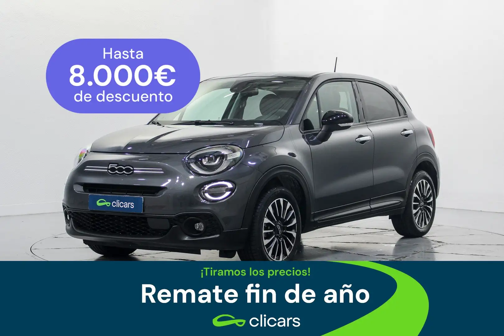 Fiat 500X 1.5 Hybrid Sport DDCT 97KW Gris - 1
