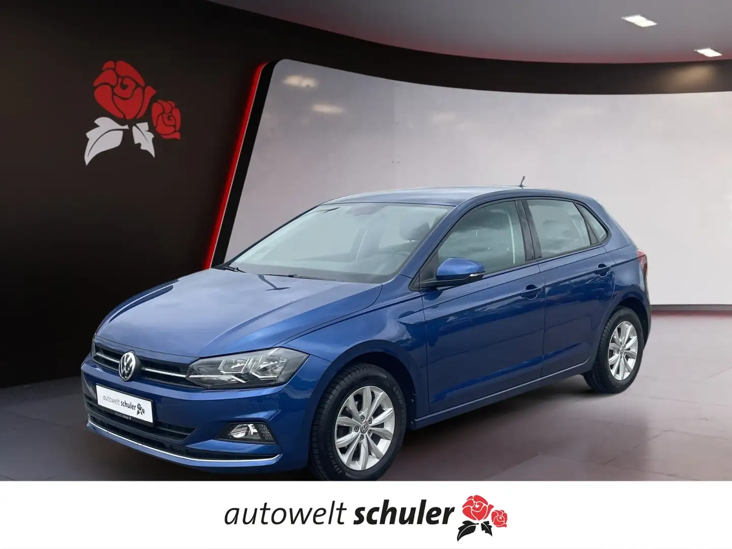 Volkswagen Polo 1,0 TSI Highline Climatronic Blauw - 1