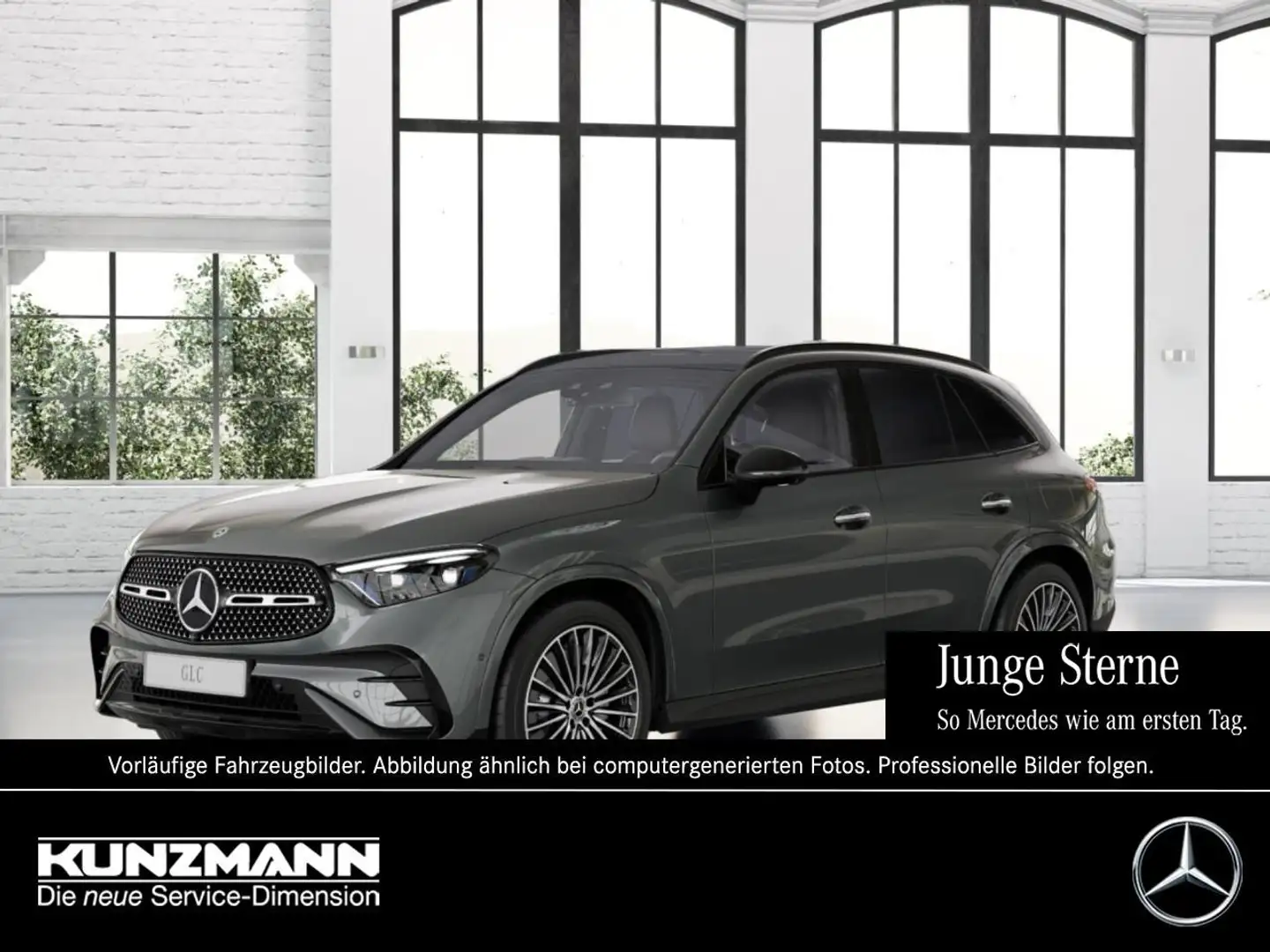 Mercedes-Benz GLC 400 e 4M AMG Night Panorama Distronic 360° Gris - 1