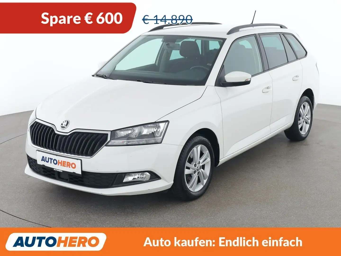 Skoda Fabia 1.0 TSI Ambition SC Weiß - 1