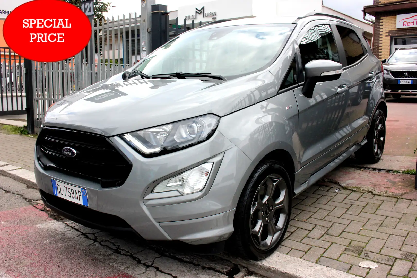 Ford EcoSport 1.0 125CV ST-Line*PROMO MESE*2022UNIPRO AZIENDALE Gris - 2