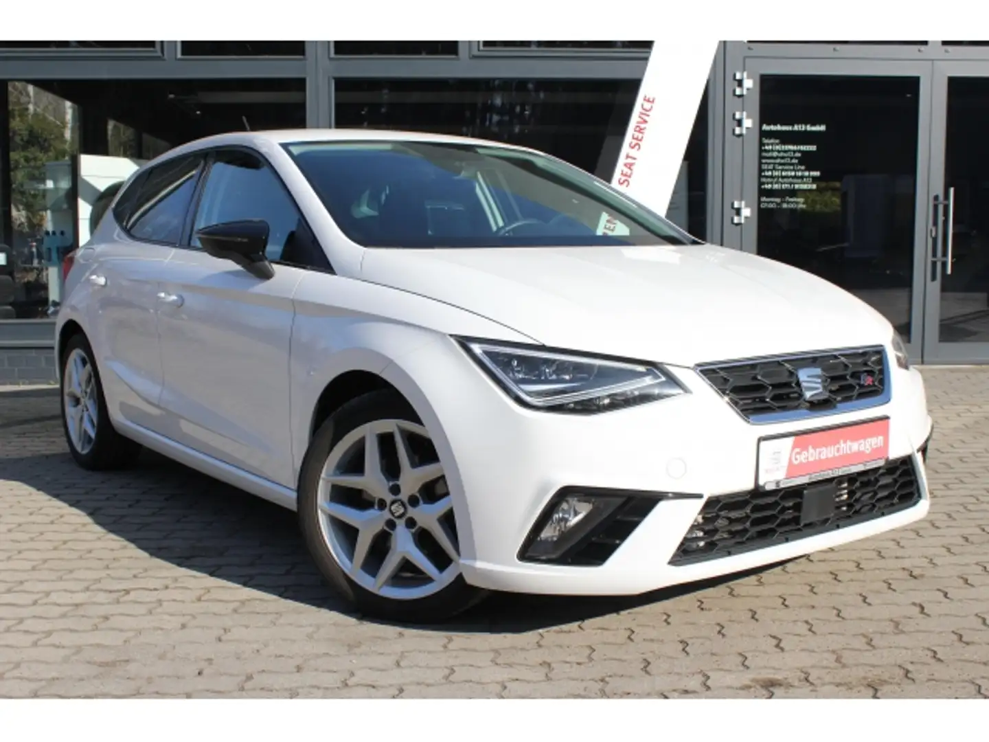 SEAT Ibiza Ibiza 1.0 EcoTSI FR LED. Navi. PDC. getönteSche Weiß - 2