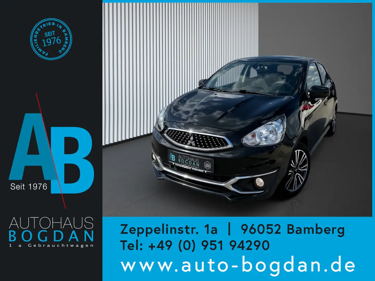 Mitsubishi Space Star Automatik Kamera*Navi*SHZ*PDC*Android/Apple Schwarz - 1