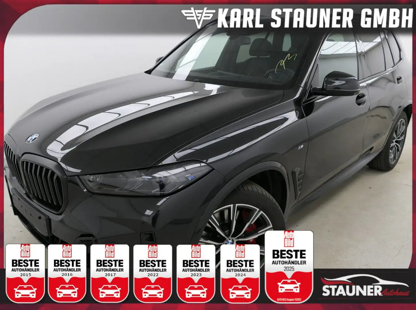 BMW X5 30d xDrive M-Sport-Pro AHK PANO MEMORY STANDH Noir - 1