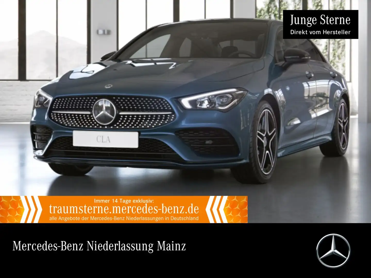 Mercedes-Benz CLA 200 AMG+NIGHT+PANO+LED+KAMERA+HUD+7G Blau - 1