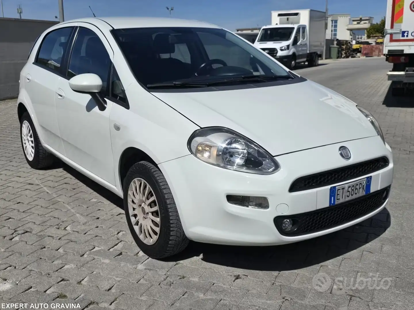 Fiat Punto Punto 5p 1.4 natural power Lounge 70cv Білий - 1