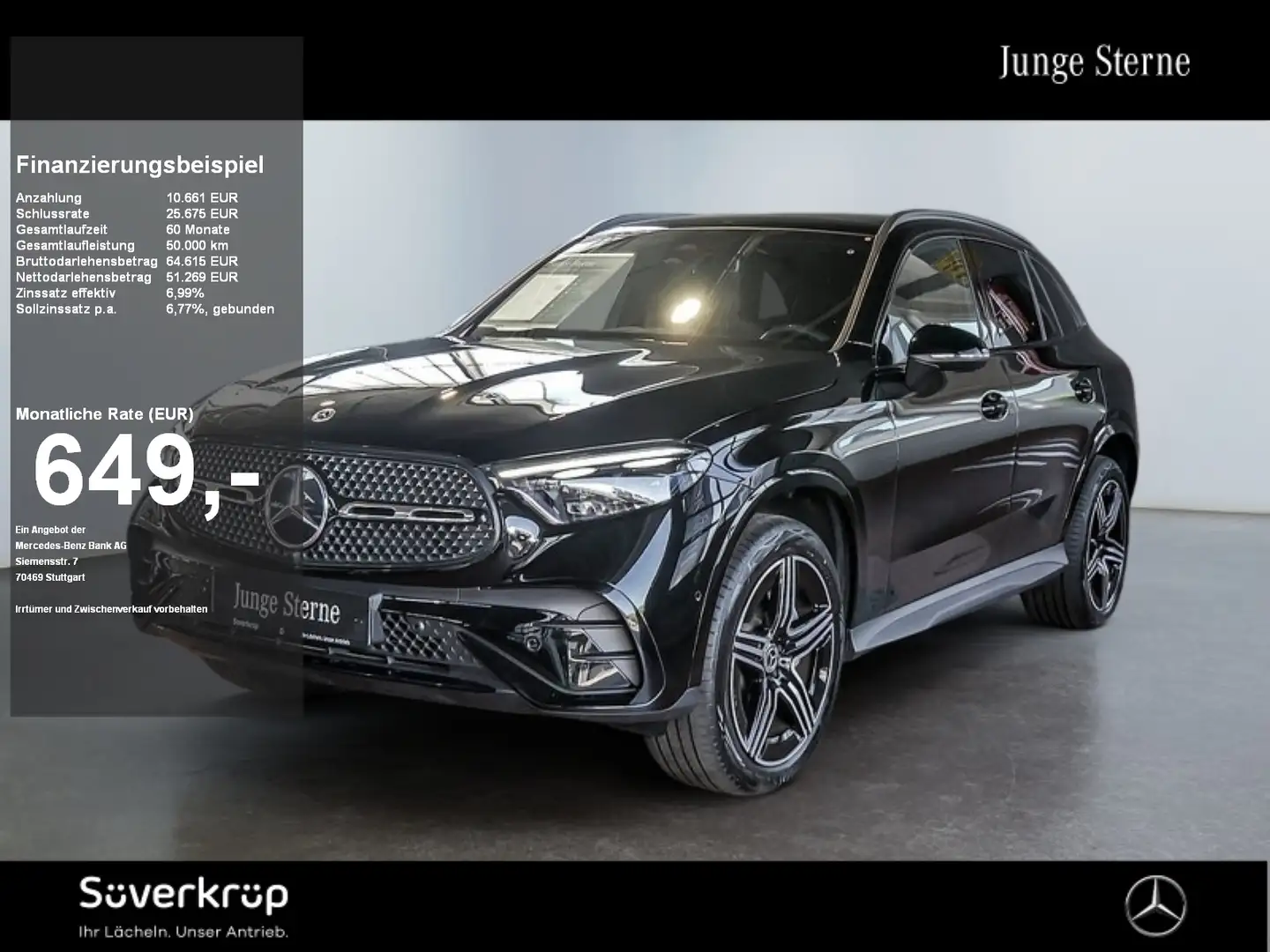 Mercedes-Benz GLC 300 d 4M , AMG NIGHT MEMO AHK KAMERA PANO Noir - 1