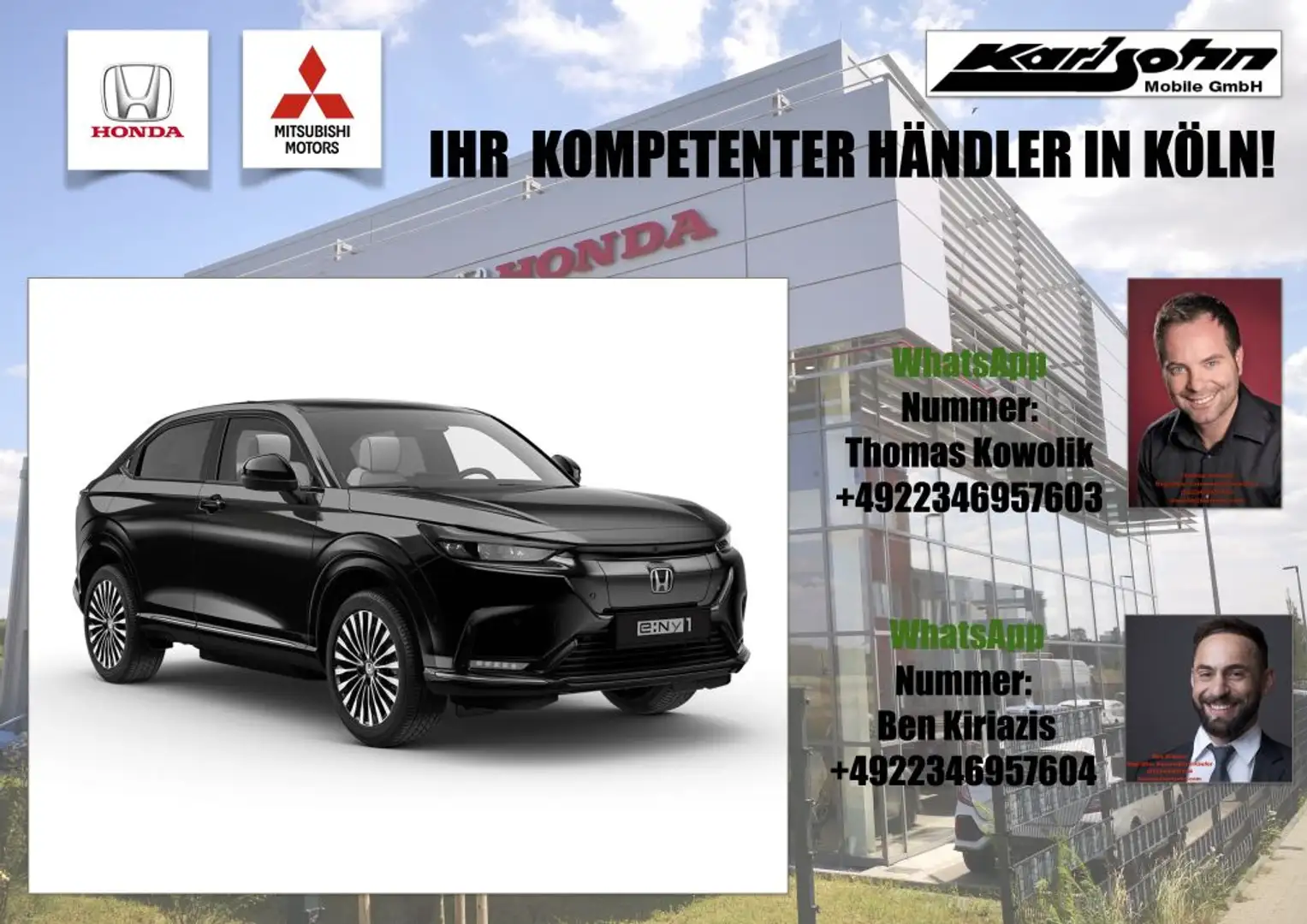 Honda e:Ny1 Advance-Paket Negru - 1