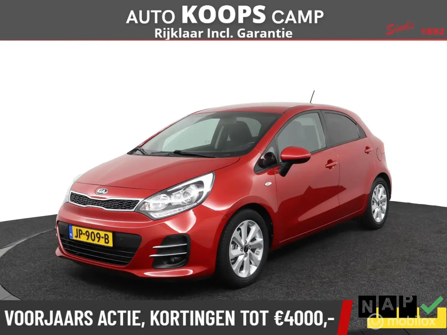 Kia Rio 1.4 CVVT Dynamic Line 109Pk Automaat | Airco | Cru Rot - 1