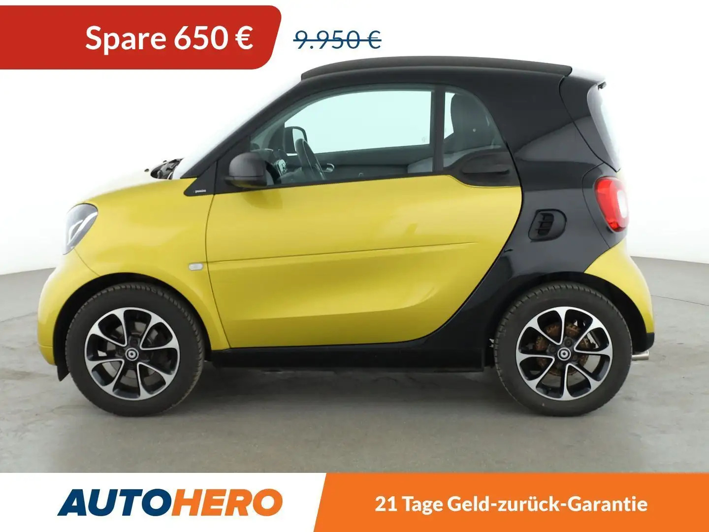 smart forTwo 1.0 passion *TEMPO*KLIMA*GARANTIE* Gelb - 1