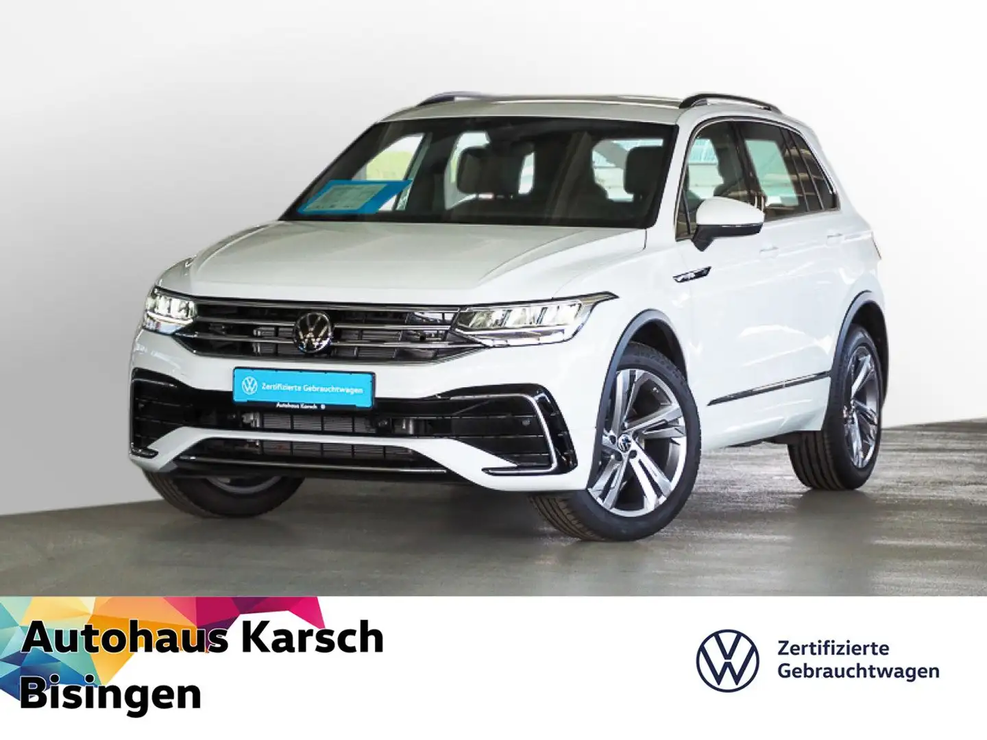 Volkswagen Tiguan R-Line 1.5 TSI DSG AHK, NAVI, LEDER, KAMERA Weiß - 1