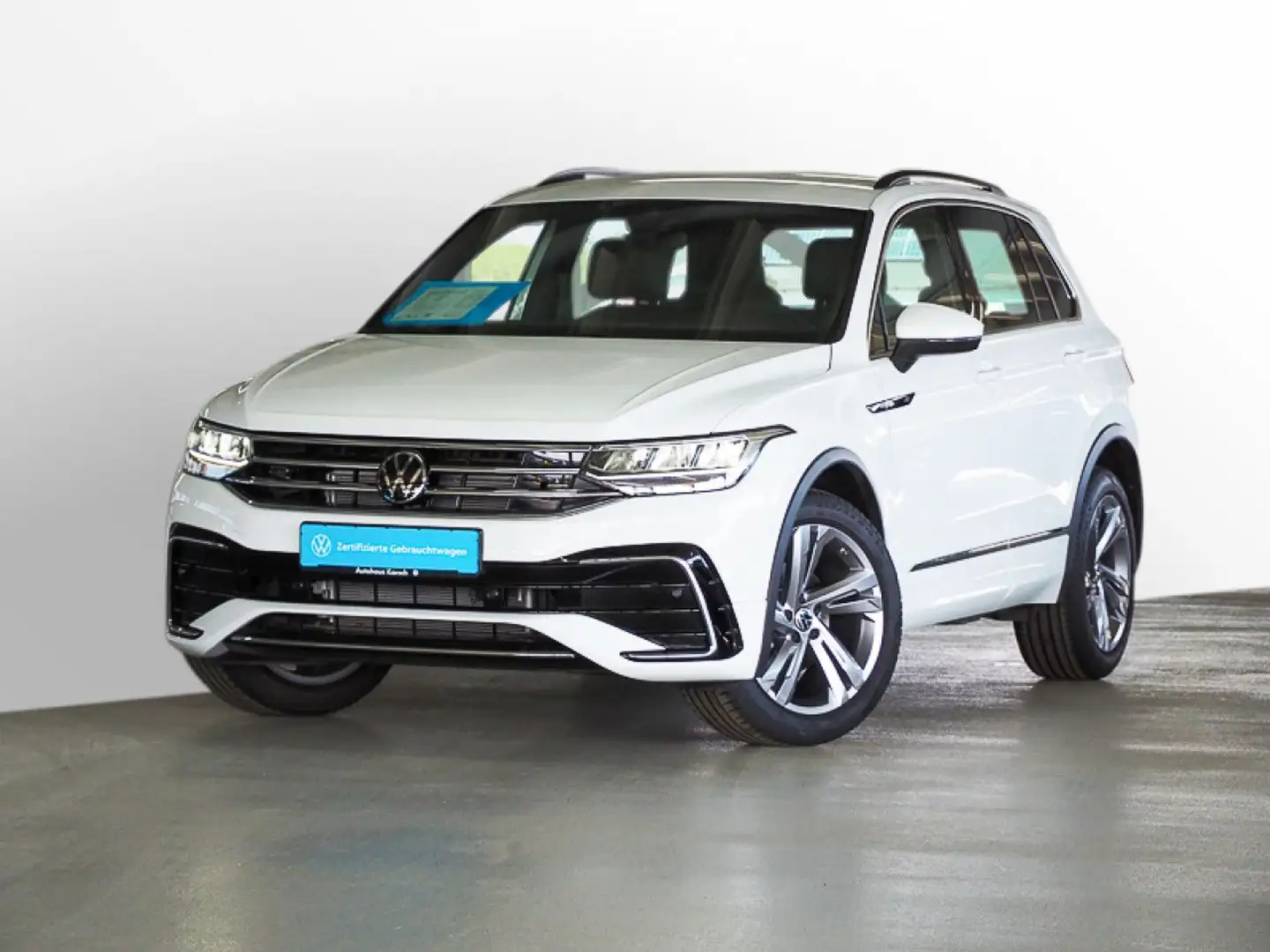 Volkswagen Tiguan R-Line 1.5 TSI DSG AHK, NAVI, LEDER, KAMERA Weiß - 2