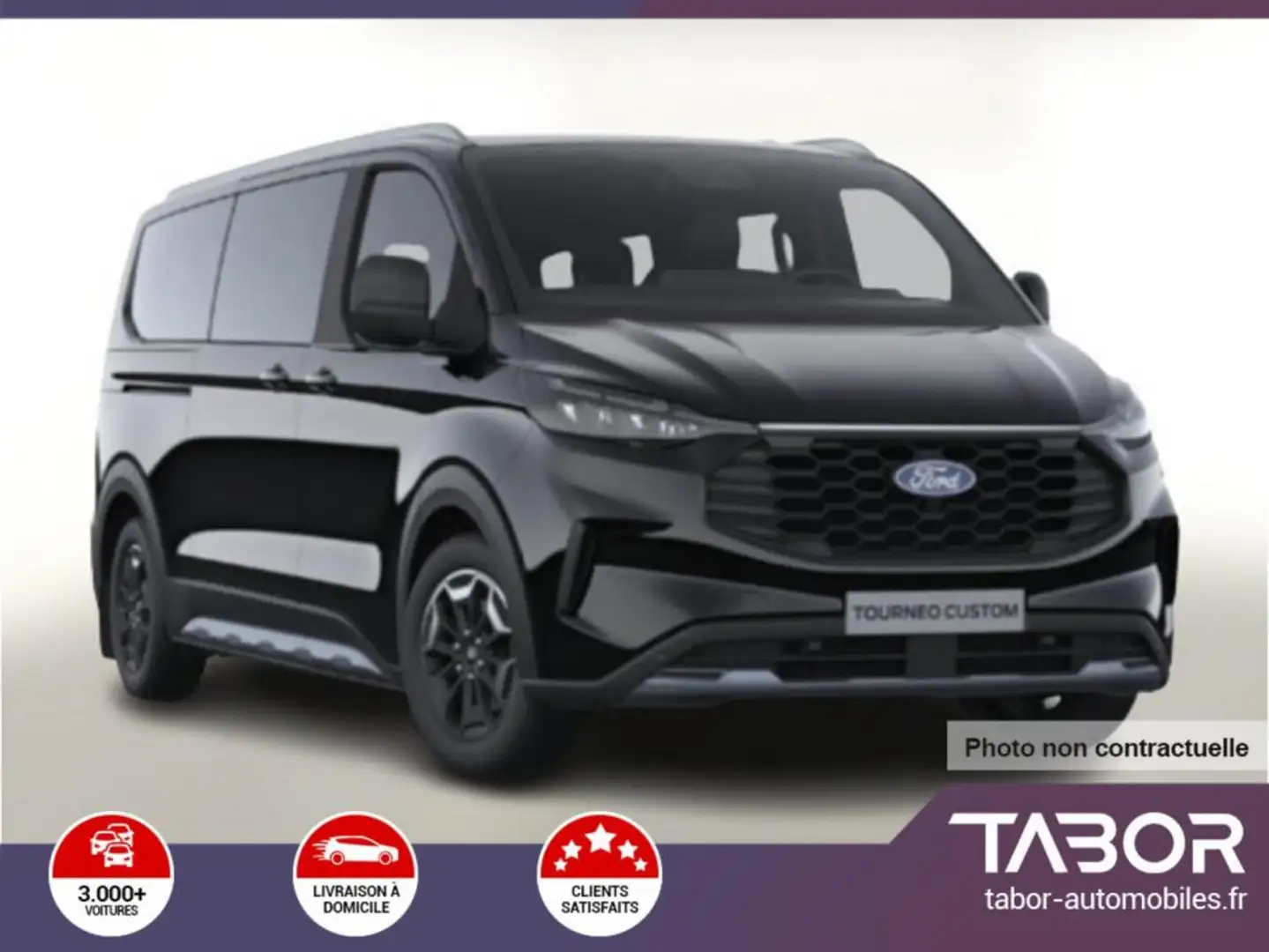 Ford Tourneo Custom 2.0 TDCi 170 Aut Active L2 Noir - 1