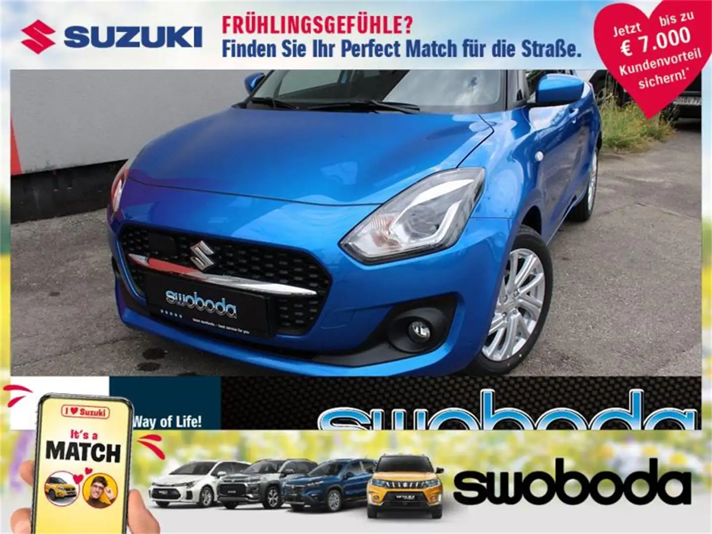 Suzuki Swift SWIFT 1.2 GL+ DJ HYBRID  L3V02 Shine Blu/Azzurro - 1