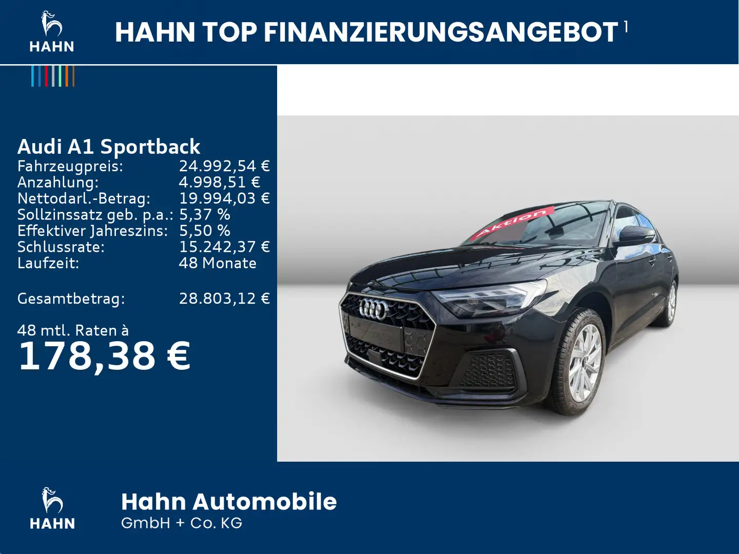 Audi A1 advanced 30 TFSI 85(110) Schalter Noir - 2