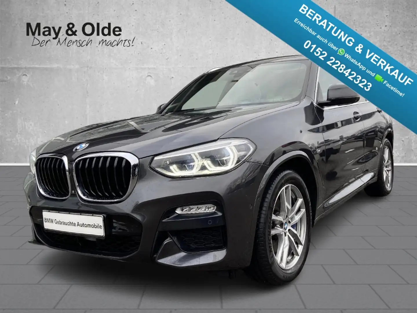 BMW X3 xDrive 30i M Sport HUD AHK Pano Navi Leder Memory Grau - 1