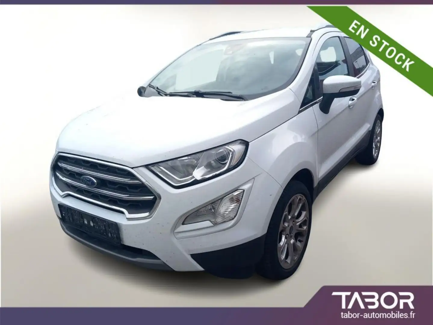 Ford EcoSport 1.0 EcoBoost 125 Titanium GPS PDC Blanc - 1