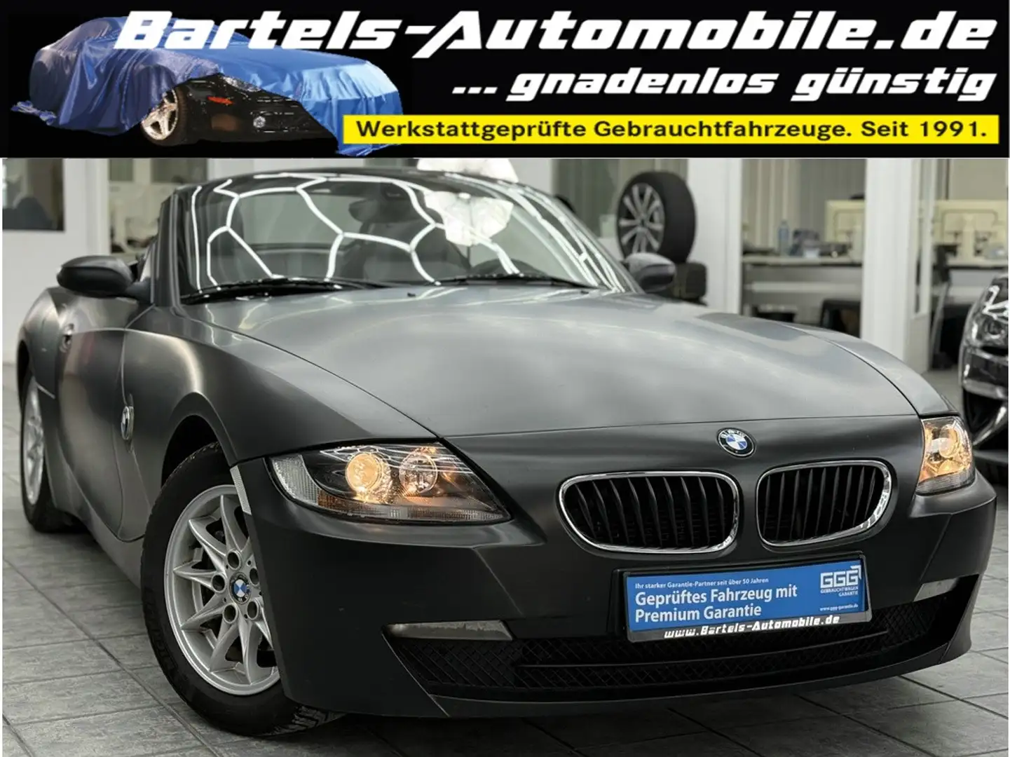 BMW Z4 Roadster 2.0i, Leder, Sitzheiz., Windschott Schwarz - 1