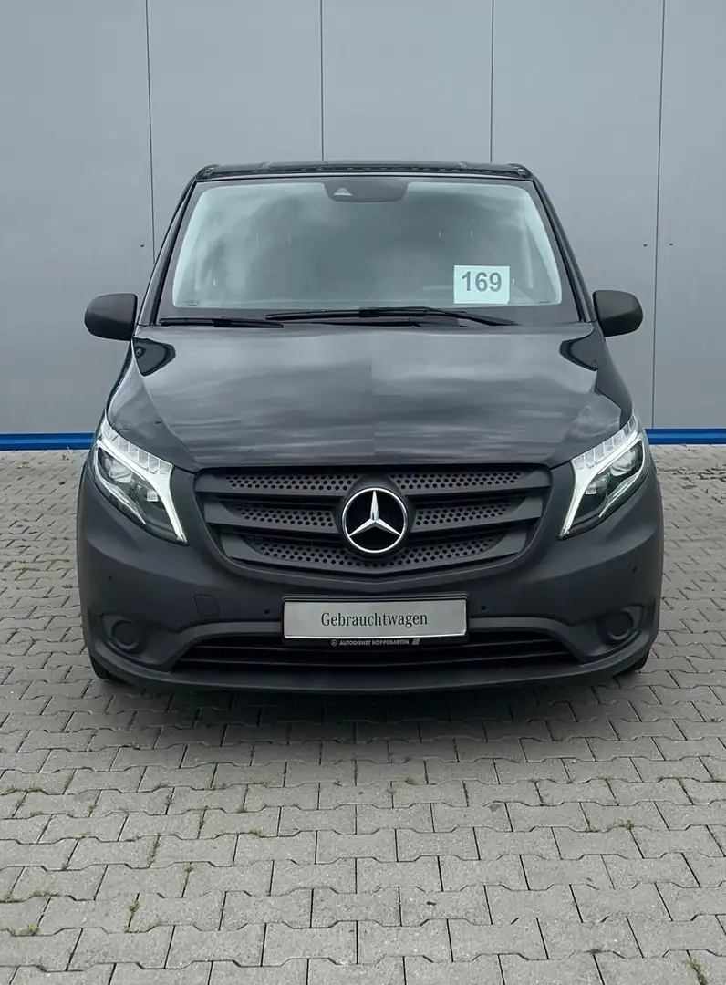 Mercedes-Benz Vito 114 KOMPAKT LED 9G-TRONIC KLIMA KAMERA AHK Negro - 2