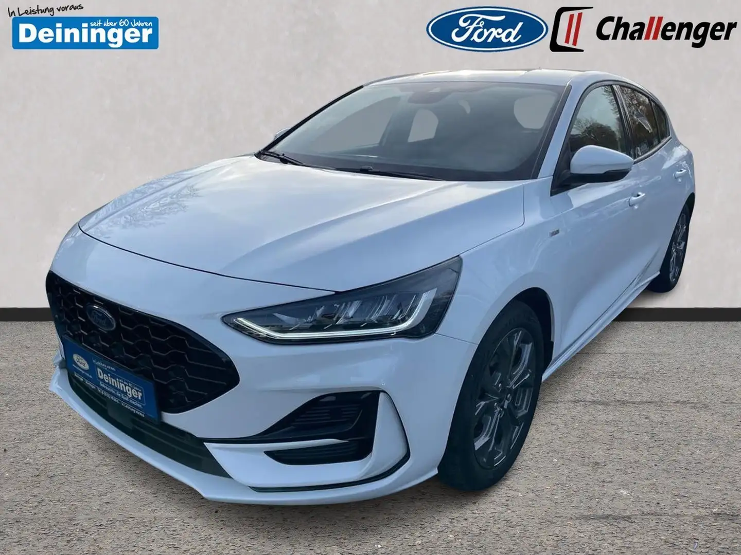 Ford Focus 1.0 l EcoBoost Hybrid (MHEV) ST-Line Design NAVI/D Weiß - 2