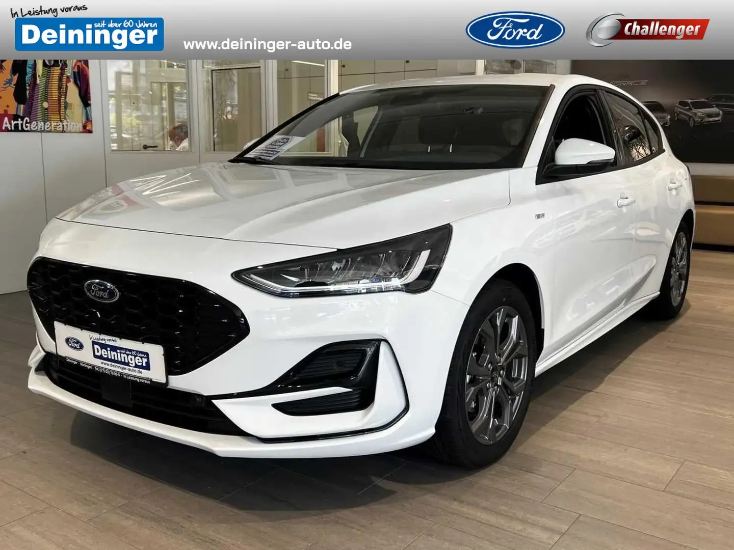 Ford Focus 1.0 EcoBoost Start-Stopp-System ST-LINE DE Weiß - 1