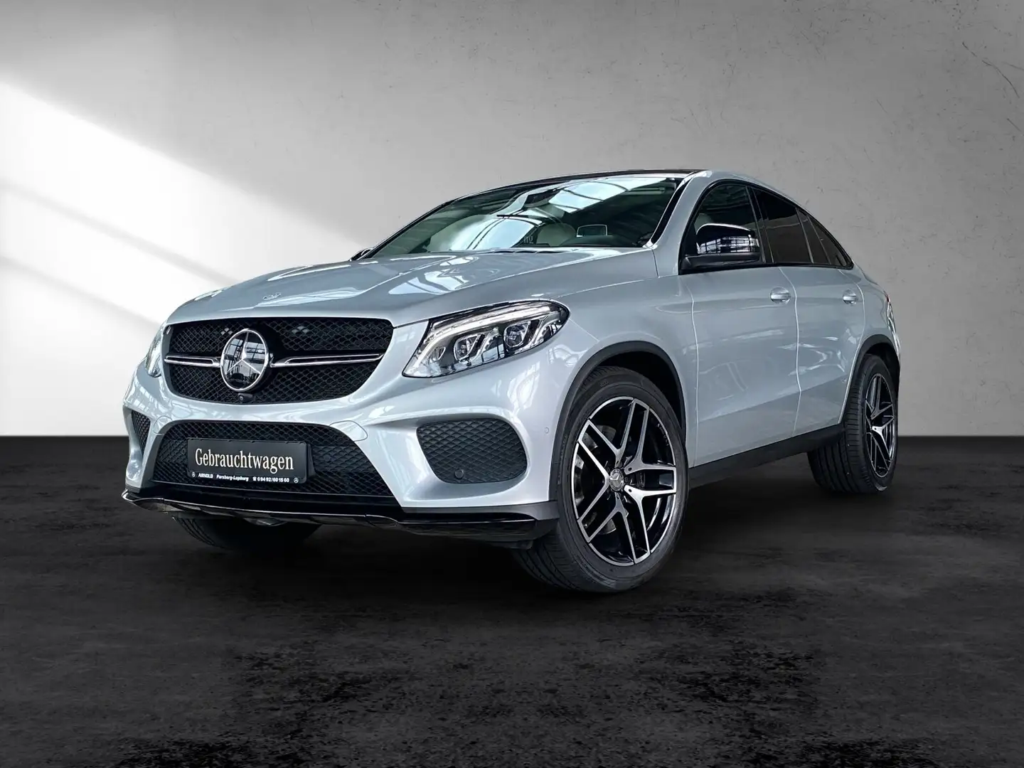 Mercedes-Benz GLE 400 GLE 400 4M Coupe AMG L. AHK HUD Distr Pano 360° Silber - 2