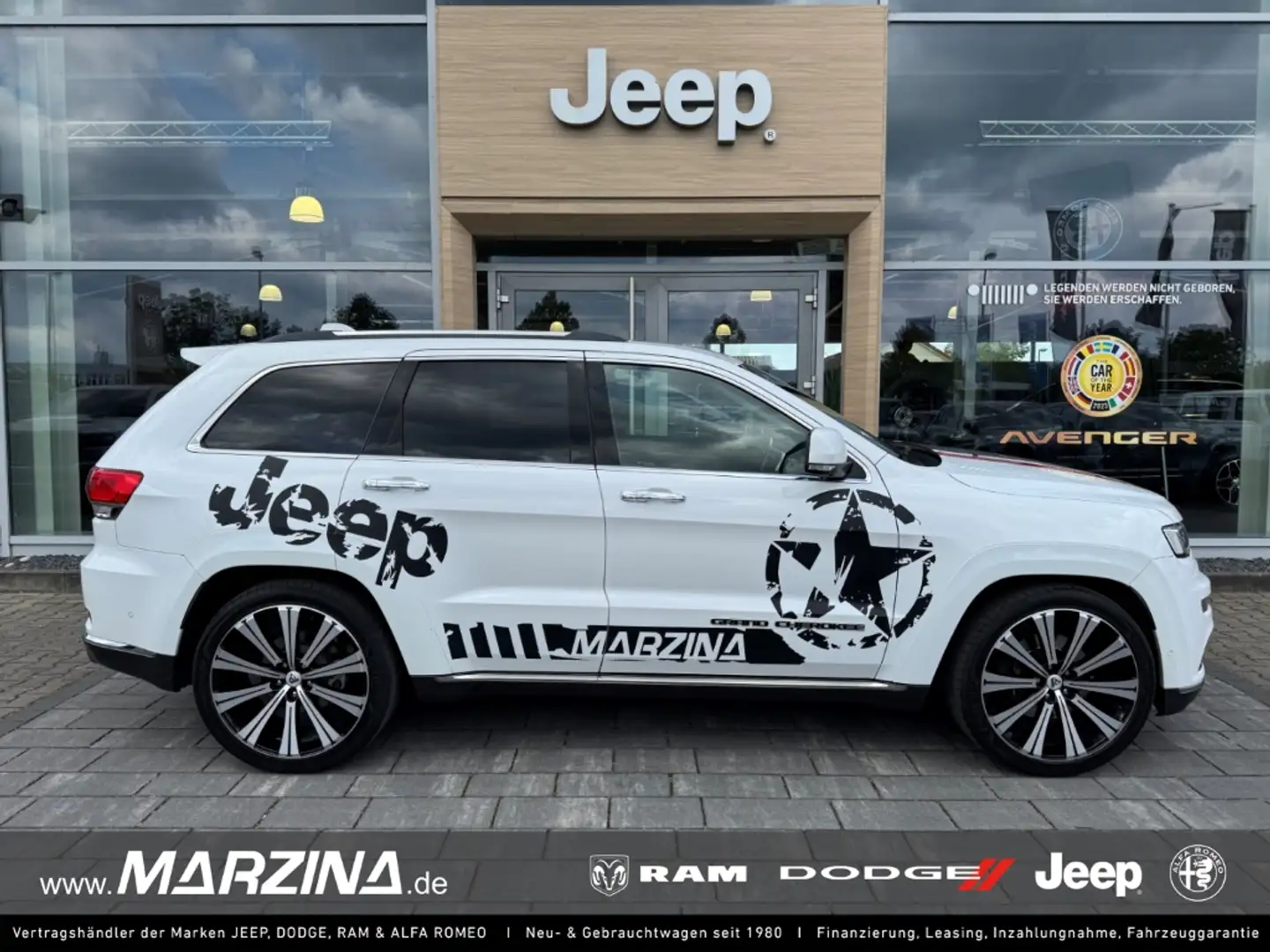 Jeep Grand Cherokee 3.0 L Summit Luftfederung El. Panodach Navi Leder Білий - 1