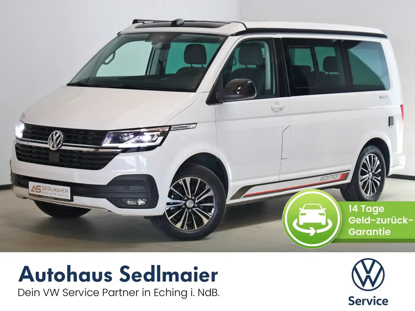 Volkswagen T6.1 California Beach Camper Edition 2.0 TDI RCam Білий - 1