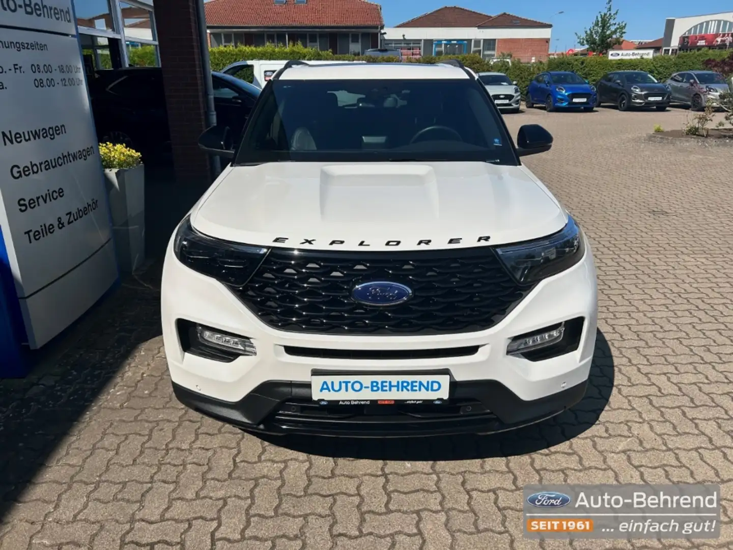 Ford Explorer ST-Line Plug-in-Hybrid 7-Sitzer WR + SR Blanc - 2