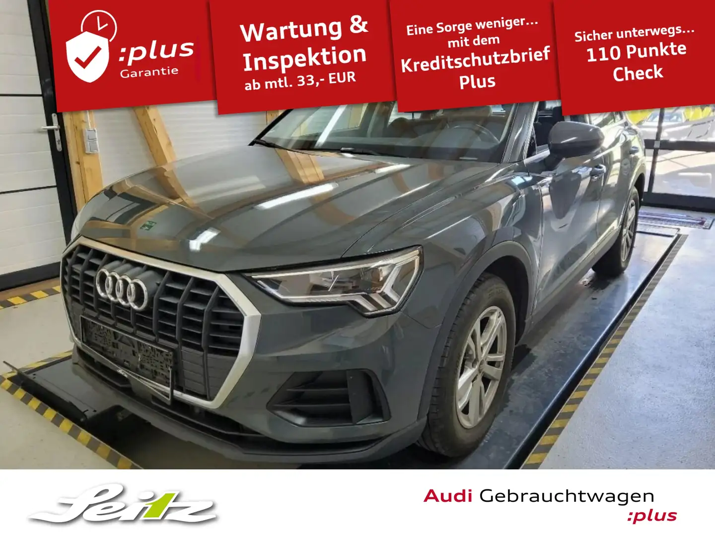 Audi Q3 35 TDI quattro *AHK*LED*PDC*NAVI* Grau - 1